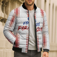 Vamos Paraguay Custom Bomber Puffer Jacket Ao Po'i Heritage Football Supporter