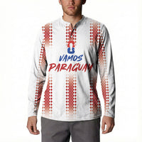 Vamos Paraguay Custom Button Sweatshirt Ao Po'i Heritage Football Supporter