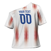 Vamos Paraguay Custom Cross Shoulder Shirt Ao Po'i Heritage Football Supporter