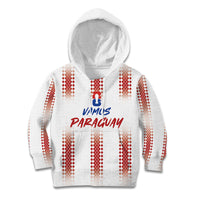 Vamos Paraguay Custom Kid Hoodie Ao Po'i Heritage Football Supporter