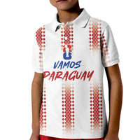 Vamos Paraguay Custom Kid Polo Shirt Ao Po'i Heritage Football Supporter