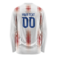 Vamos Paraguay Custom Long Sleeve Shirt Ao Po'i Heritage Football Supporter