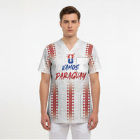 Vamos Paraguay Custom Scrub Top Ao Po'i Heritage Football Supporter