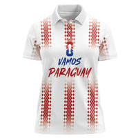Vamos Paraguay Custom Women Polo Shirt Ao Po'i Heritage Football Supporter