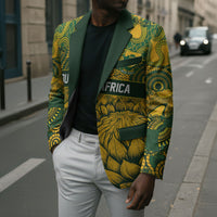 2026 Autumn Rugby Nations South Africa Custom Blazer Indigenous Tribal Patchwork Motif