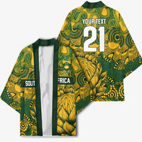 2026 Autumn Rugby Nations South Africa Custom Kimono Indigenous Tribal Patchwork Motif