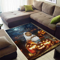 Capy-Boo-Ra Halloween Personalized Area Rug Capybara Funny Spooky Ghost LT9 - Wonder Print Shop