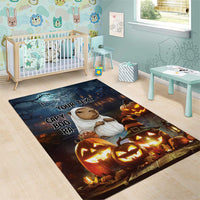Capy-Boo-Ra Halloween Personalized Area Rug Capybara Funny Spooky Ghost LT9 - Wonder Print Shop