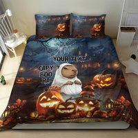 Capy-Boo-Ra Halloween Personalized Bedding Set Capybara Funny Spooky Ghost LT9 - Wonder Print Shop