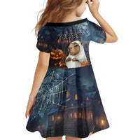 Capy-Boo-Ra Halloween Personalized Family Matching Summer Maxi Dress and Hawaiian Shirt Capybara Funny Spooky Ghost - Wonder Print Shop