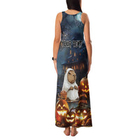 Capy-Boo-Ra Halloween Personalized Family Matching Tank Maxi Dress and Hawaiian Shirt Capybara Funny Spooky Ghost - Wonder Print Shop