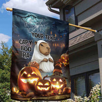 Capy-Boo-Ra Halloween Personalized Garden Flag Capybara Funny Spooky Ghost - Wonder Print Shop