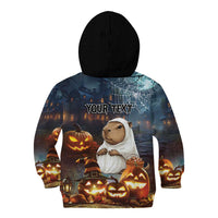 Capy-Boo-Ra Halloween Personalized Kid Hoodie Capybara Funny Spooky Ghost - Wonder Print Shop
