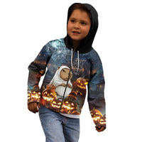 Capy-Boo-Ra Halloween Personalized Kid Hoodie Capybara Funny Spooky Ghost - Wonder Print Shop
