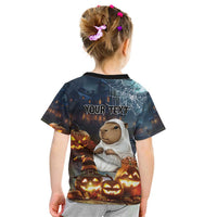 Capy-Boo-Ra Halloween Personalized Kid T Shirt Capybara Funny Spooky Ghost - Wonder Print Shop
