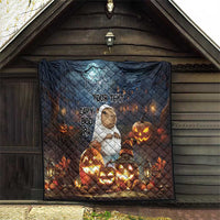 Capy-Boo-Ra Halloween Personalized Quilt Capybara Funny Spooky Ghost - Wonder Print Shop