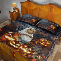 Capy-Boo-Ra Halloween Personalized Quilt Bed Set Capybara Funny Spooky Ghost - Wonder Print Shop