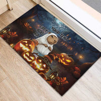Capy-Boo-Ra Halloween Personalized Rubber Doormat Capybara Funny Spooky Ghost - Wonder Print Shop