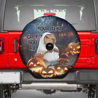 Capy-Boo-Ra Halloween Personalized Spare Tire Cover Capybara Funny Spooky Ghost - Wonder Print Shop