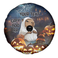 Capy-Boo-Ra Halloween Personalized Spare Tire Cover Capybara Funny Spooky Ghost - Wonder Print Shop