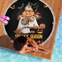 Capy-Boo-Ra Spooky Season Beach Blanket LT9 - Wonder Print Shop