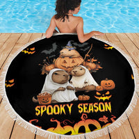 Capy-Boo-Ra Spooky Season Beach Blanket LT9 - Wonder Print Shop