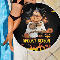 Capy-Boo-Ra Spooky Season Beach Blanket LT9 - Wonder Print Shop