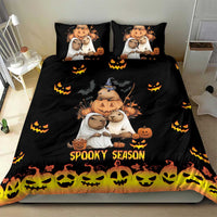 Capy-Boo-Ra Spooky Season Bedding Set LT9 - Wonder Print Shop