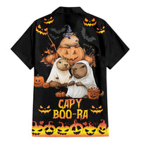 Capy-Boo-Ra Spooky Season Family Matching Mermaid Dress and Hawaiian Shirt LT9 - Wonder Print Shop