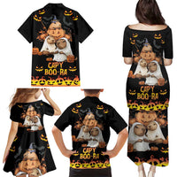 Capy-Boo-Ra Spooky Season Family Matching Puletasi and Hawaiian Shirt - Wonder Print Shop