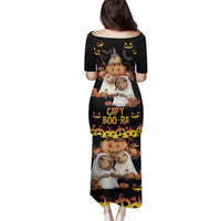 Capy-Boo-Ra Spooky Season Family Matching Puletasi and Hawaiian Shirt - Wonder Print Shop