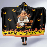 Capy-Boo-Ra Spooky Season Hooded Blanket
