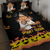 Capy-Boo-Ra Spooky Season Quilt Bed Set - Wonder Print Shop