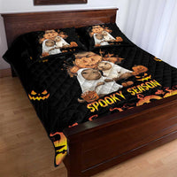 Capy-Boo-Ra Spooky Season Quilt Bed Set - Wonder Print Shop