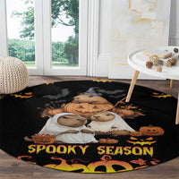 Capy-Boo-Ra Spooky Season Round Carpet