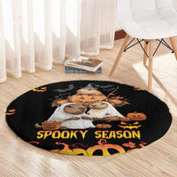 Capy-Boo-Ra Spooky Season Round Carpet