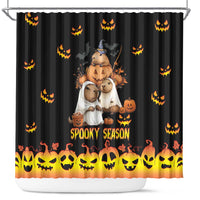 Capy-Boo-Ra Spooky Season Shower Curtain