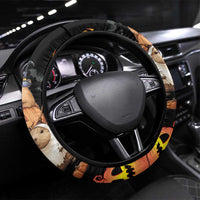 Capy-Boo-Ra Spooky Season Steering Wheel Cover - Wonder Print Shop