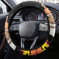 Capy-Boo-Ra Spooky Season Steering Wheel Cover - Wonder Print Shop