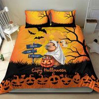 Happy Capy-Boo-Ra Bedding Set Capybara Ghost Trick or Treat LT9 - Wonder Print Shop