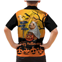 Happy Capy-Boo-Ra Family Matching Mermaid Dress and Hawaiian Shirt Capybara Ghost Trick or Treat LT9 - Wonder Print Shop