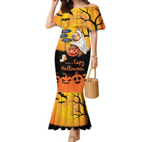 Happy Capy-Boo-Ra Family Matching Mermaid Dress and Hawaiian Shirt Capybara Ghost Trick or Treat LT9 - Wonder Print Shop