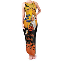 Happy Capy-Boo-Ra Family Matching Tank Maxi Dress and Hawaiian Shirt Capybara Ghost Trick or Treat - Wonder Print Shop