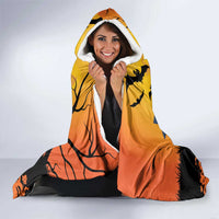 Happy Capy-Boo-Ra Hooded Blanket Capybara Ghost Trick or Treat