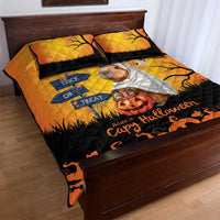 Happy Capy-Boo-Ra Quilt Bed Set Capybara Ghost Trick or Treat - Wonder Print Shop