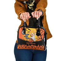Happy Capy-Boo-Ra Shoulder Handbag Capybara Ghost Trick or Treat