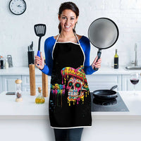 Dripping Sombrero Sugar Skull Apron Día de los Muertos - Wonder Print Shop