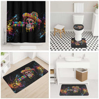 Dripping Sombrero Sugar Skull Bathroom Set Día de los Muertos - Wonder Print Shop