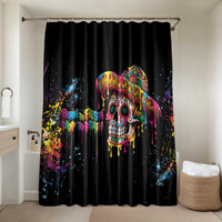 Dripping Sombrero Sugar Skull Bathroom Set Día de los Muertos - Wonder Print Shop