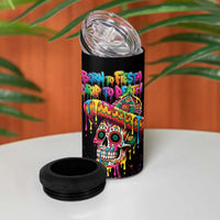 Dripping Sombrero Sugar Skull 4 in 1 Can Cooler Tumbler Día de los Muertos - Wonder Print Shop